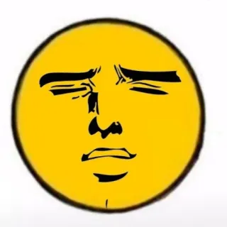 😮‍💨 Emoji, angkuh, wajah, kuning telegram sticker