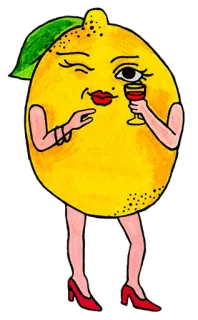 Juicy the Lemon telegram stickers