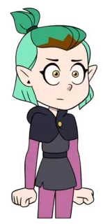 😦 Amity Blight The Owl House hoạt hình, nhân vật, anime, phù thủy telegram sticker