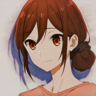 🎟 anime, chica, ojos rojos, personaje, dibujo animado telegram sticker