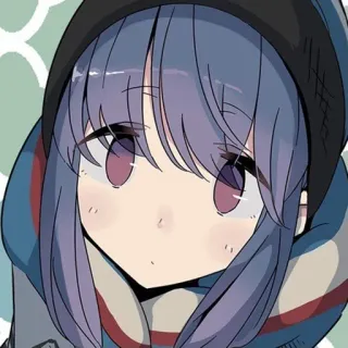 👀 Anime, Garota, Personagem, Retrato telegram sticker