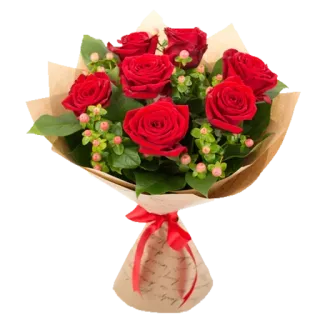 💐 букет, красные розы, цветы, подарок, композиция, романтика, любовь, праздник whatsapp sticker