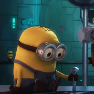 🍌 Minion Despicable Me Minion, Despicable Me, Kartun, Karakter, Kuning telegram sticker