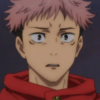 🍂 Yuji Itadori Jujutsu Kaisen Anime, Manga, Zauberer, Teenager whatsapp sticker