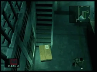 📦 boîte en carton, jeu vidéo, infiltration, intérieur, Metal Gear Solid whatsapp sticker