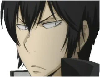 🤨 Anime, Manga, Ritratto, Personaggio, Serio, Espressione telegram sticker