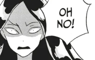 😱 OH NO! oh nein, geschockt, anime, manga, ausdruck telegram sticker