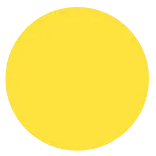 😉 cerchio giallo, semplice, geometrico, rotondo telegram sticker