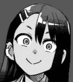 🙂 Nagatoro Don't Toy with Me, Miss Nagatoro Anime, Manga, Nagatoro, Cartoon, Lustig, Gesichtsausdruck telegram sticker