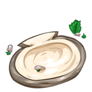 😶 nourriture, sauce, dip, crème, champignon telegram sticker