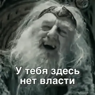 😈 Albus Dumbledore Harry Potter У тебя здесь нет власти movie, magic, wizard, dumbledore, harry potter whatsapp sticker