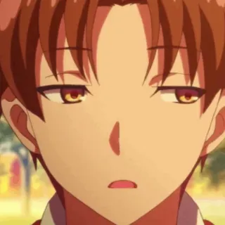 ✨ Ayanokoji Kiyotaka Classroom of the Elite Anime, Classe, Élite, Scuola, Serio telegram sticker