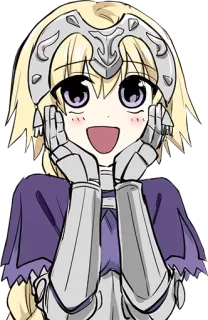 😍 Anime, Personnage, Mignon, Joyeux, Sourire telegram sticker
