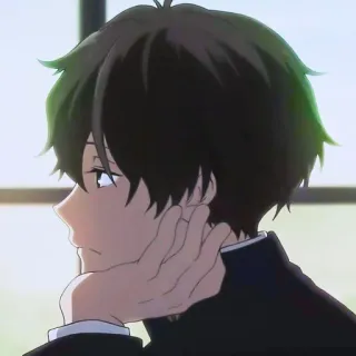💙 Anime, Nastolatek, Chłopak, Kreskówka, Postać telegram sticker