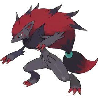 🐉 Zoroark pokemon, zoroark, dark type, anime, game telegram sticker