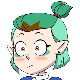 😳 Amity Blight The Owl House cartoon, character, Amity, The Owl House, animated, girl telegram sticker