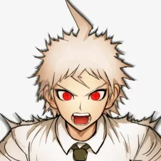 😡 Nagito Komaeda Danganronpa Anime, Video game, Danganronpa, Nagito Komaeda, Personagem whatsapp sticker