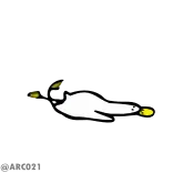 🙃 утка, смешной, мультфильм, персонаж, милый, животное telegram sticker