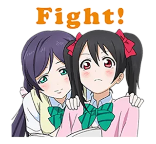 🤛 Fight! Anime, Hoạt hình, Đánh nhau, Bạn bè, Cô gái, Manga telegram sticker