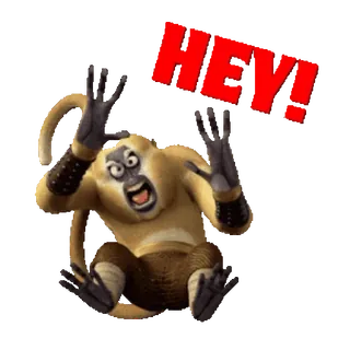 Kung Fu Panda @MochaStickers telegram stickers