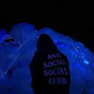 ⚔ ANTI SOCIAL SOCIAL CLUB anti social social club, roupa, moletom com capuz, streetwear, moda telegram sticker