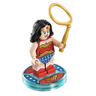 😋 Wonder Woman Wonder Woman, Lego, superhéroe, DC Comics, juguete telegram sticker