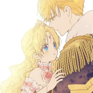 👑 animé, dessin animé, princesse, père, famille, homme, royal, personnages telegram sticker