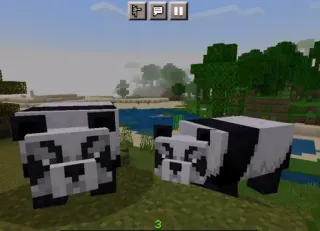 🐼 Minecraft Minecraft, Panda, Game, Binatang telegram sticker