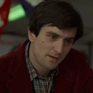 ➰ Travis Bickle Taxi Driver taxichauffeur, Robert De Niro, personage, film, bioscoop whatsapp sticker