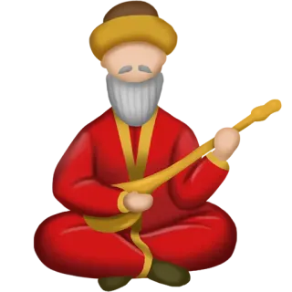 Modern Kazakhstan society telegram stickers