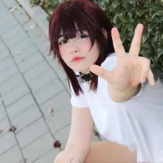 ✨ girl, cosplay, cute, anime, japanese telegram sticker