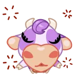 Milka telegram stickers