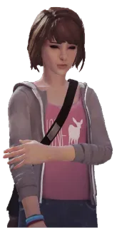 😰 Max Caulfield Life is Strange max caulfield, life is strange, video game, karakter, perempuan, rambut coklat whatsapp sticker