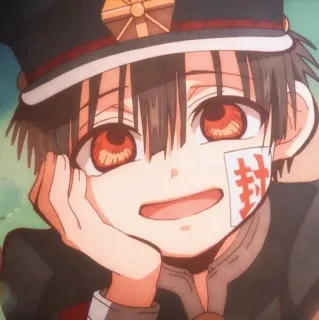 🌟 Hanako-kun Toilet-bound Hanako-kun anime, manga, school, ghost, supernatural telegram sticker