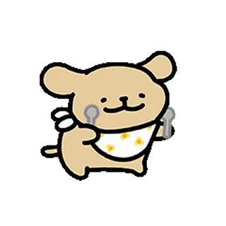 😊 cartoon dog, cute, kawaii, dog, animal telegram sticker