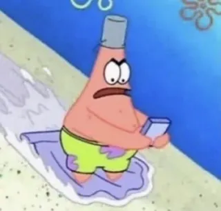 🌟 Patrick Star SpongeBob SquarePants Patrick, stella, Spongebob, cartone animato, personaggio, Nickelodeon, meme telegram sticker