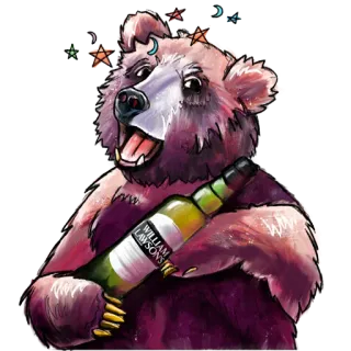 Bear @boro64 telegram stickers