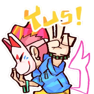 Foxboy whatsapp stickers