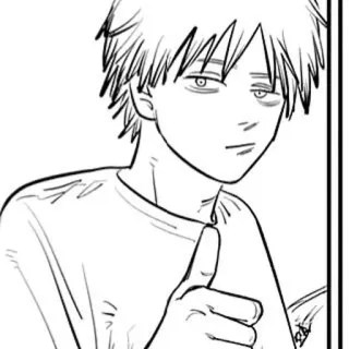 👍 Denji Chainsaw Man anime, manga, chainsaw man, denji telegram sticker