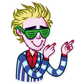 Beetlejuice telegram stickers