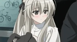 😓 anime, menina, fofa, mangá, personagem telegram sticker