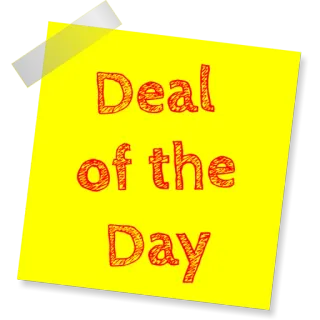 🤝 Deal of the Day Bon plan, Quotidien, Promo, Vente, Offre, Réduction whatsapp sticker