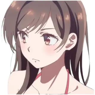 👼 Chizuru Ichinose Rent-A-Girlfriend Anime, Chica, Chizuru, Rent-a-Girlfriend, Manga, Dibujos animados, Mujer telegram sticker