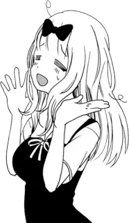 🙂 Chika Fujiwara Kaguya-sama: Love Is War Anime, Mangá, Chika Fujiwara, Kaguya-sama, Love is War, Fofo, Garota, Personagem whatsapp sticker