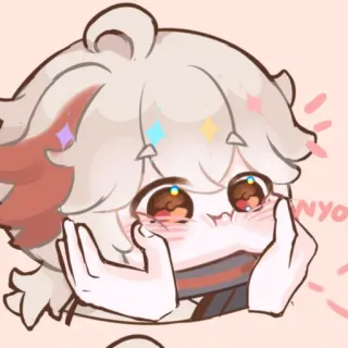 🎐 Kaedehara Kazuha Genshin Impact Wyo anime, kawaii, sticker, fanart, cute, digital art telegram sticker