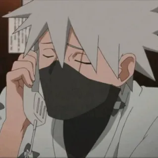 🥷 Kakashi Naruto anime, Kakashi, Naruto, character, cartoon, phone, manga telegram sticker
