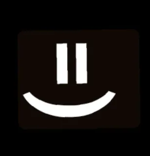 😊 Emoji, Sourire, Pause, Icône, Visage telegram sticker