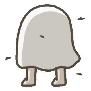 ๐ ghost, cute, spooky, halloween, cartoon whatsapp sticker