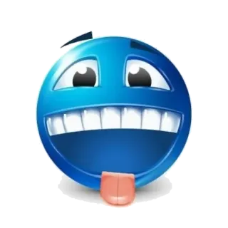 😛 Emoji, Rosto, Desenho animado, Engraçado, Língua whatsapp sticker