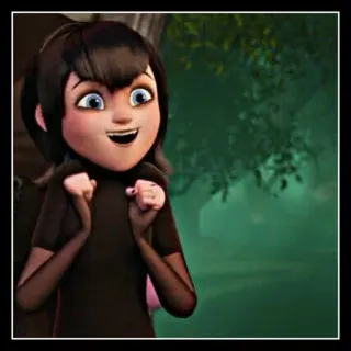 🖤 Mavis Dracula Hotel Transylvania Mavis, Hotel Transilvânia, desenho animado, filme, animação, vampiro telegram sticker